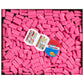 Bazooka Bubble Gum project pieces, Sugar-Free, 120 Ct, Pink Flavor, Resealable Bag, Model 20305