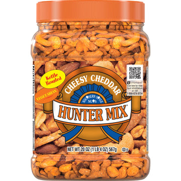 Southern Style Nuts Cheesy Cheddar Hunter Mix, 20 Ounces, Peanuts, Sesame Sticks, Corn Sticks, Almonds, and Cashews