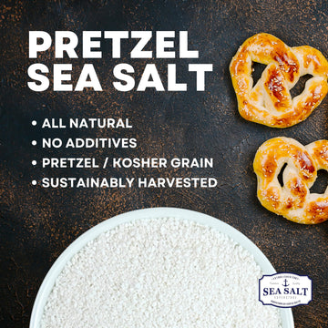 Pretzel Salt For Soft Pretzels, Food Grade Salt For Pretzels And Bagels, Heat Resistant Coarse Sea Salt For Soft Pretzel Dough,