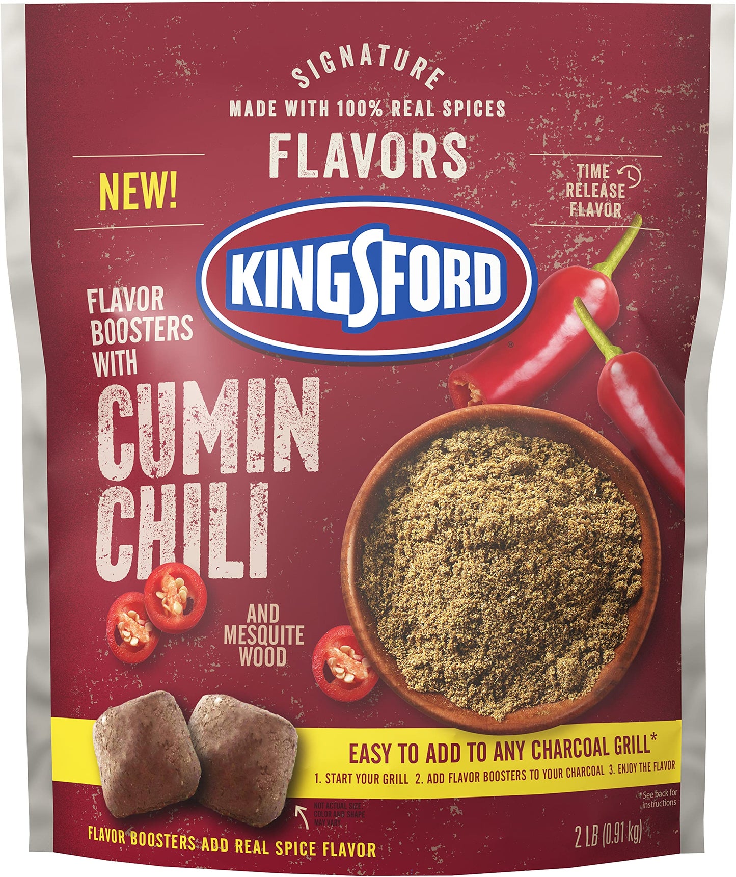 Kingsford Flavor Boosters with Cumin and Chili, 2 Pounds (Packaging May Vary)