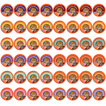Crazy Cups Flavored Coffee Pods Variety Pack - Coffee Flavors And Chocolate Coffee Flavors For Keurig K Cups Machines, Medium Ro