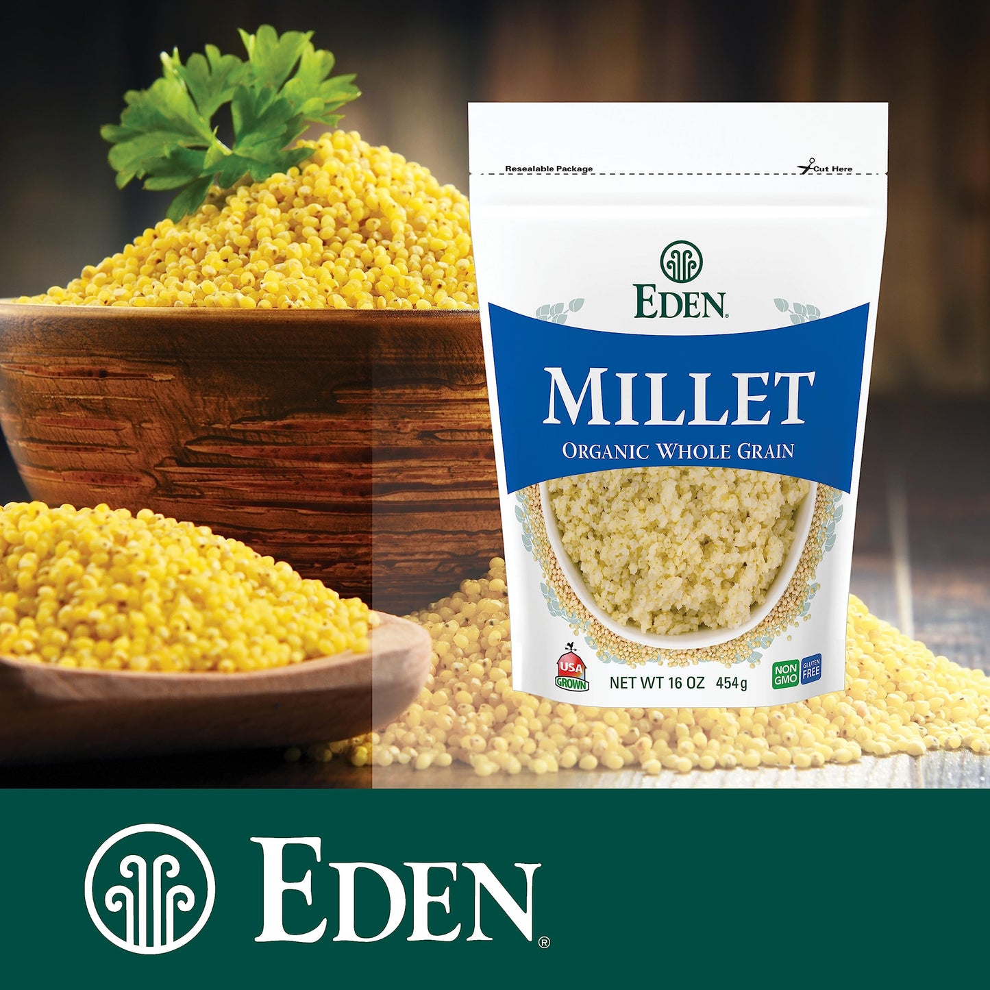 Eden Organic Millet, 16 Oz