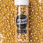 Sweet Spell Gold Pearl Sprinkles for Cake Decorating (120g/ 4.2oz) - Sugar Candy Ball Pearls for Cupcakes, Ice Cream Toppers, an