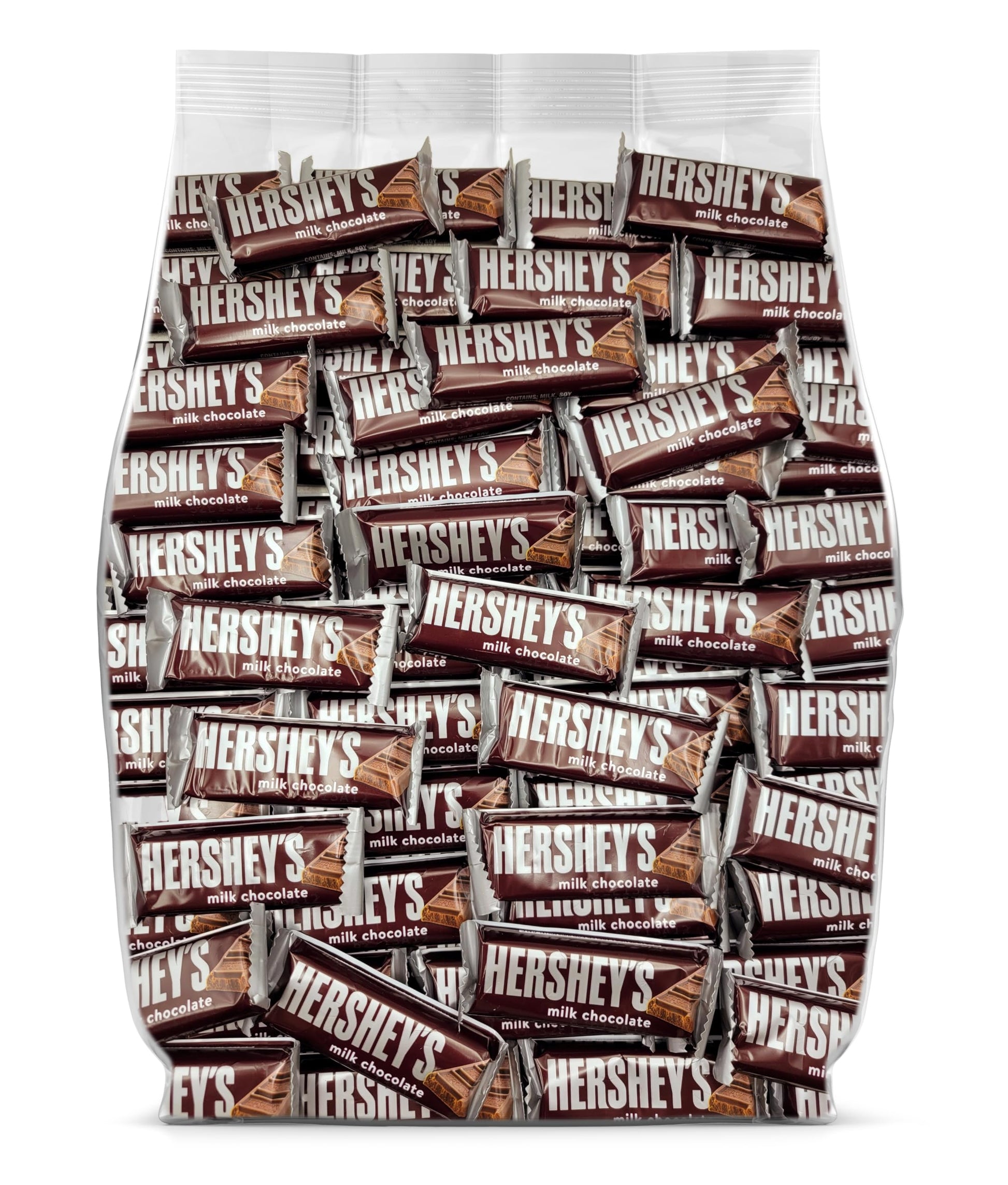 Hershey Milk Chocolate Bars Bulk Candy - 65 Individually Wrapped Chocolate Bars - Bulk Chocolate Candy Individually Wrapped for 