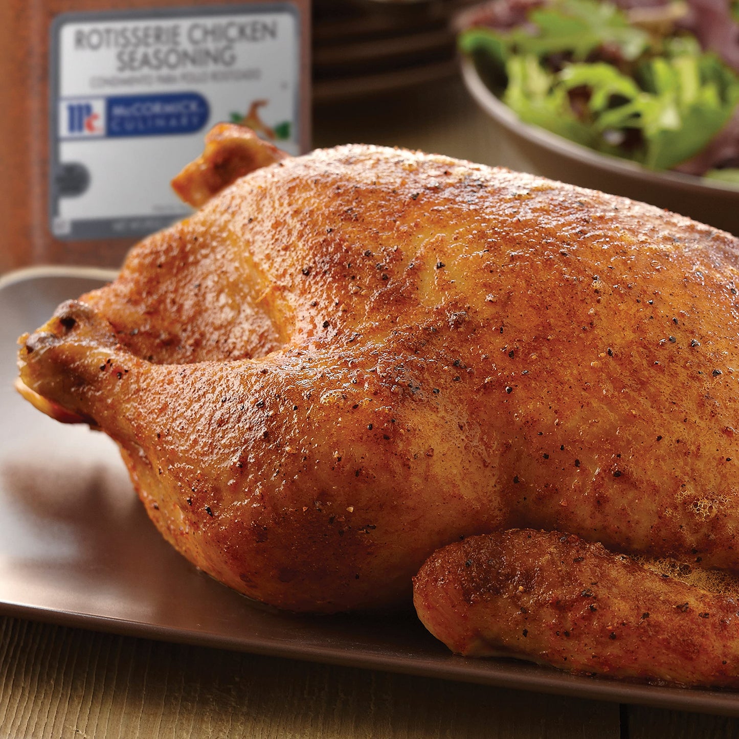 Mccormick Culinary Rotisserie Chicken Seasoning, 6.5 Lb - One 6.5 Pound Container Of Rotisserie Chicken Seasoning Rub For Poultry Dishes, Best For Restaurant Use