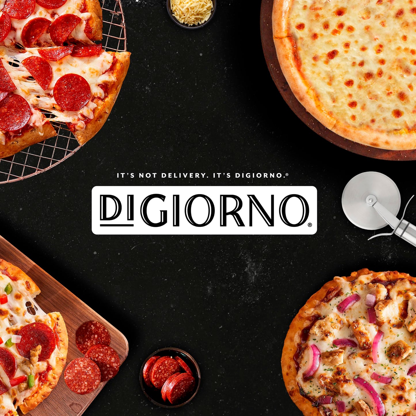 Digiorno Frozen Pizza, Supreme Pizza Hand-Tossed Style Crust, 18.9Oz (Frozen) 18.9 oz