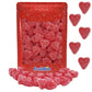 Fruidles Valentines Cherry Hearts Jelly, Delicious Gummy Candy, Fun and Festive Holiday Snacking, Party Favor (1 Pound)