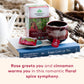 ORGANIC INDIA Tulsi Cinnamon Rose Tea Bags - Herbal Tea with Holy Basil, 18 Count, USDA Certified Organic, Caffeine Free