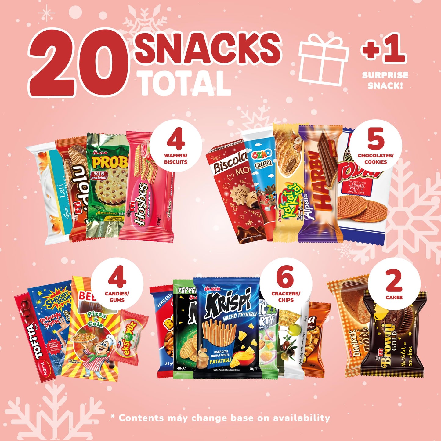 Maxi International Snack Box | Premium Exotic Foreign Snacks | Unique Snack Food Gifts Included | Celebration Theme | Candies Fr