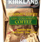Kirkland Signature 100% Colombian Coffee, Supremo Bean Dark Roast Fine Grind, 42 Pouches(Pack Of 1)