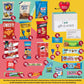 Gift A Snack - Fathers Day, Snack Box Care Package Variety Pack + Greeting Card (200 Count) Birthday Sweet Treats Gift Basket, C