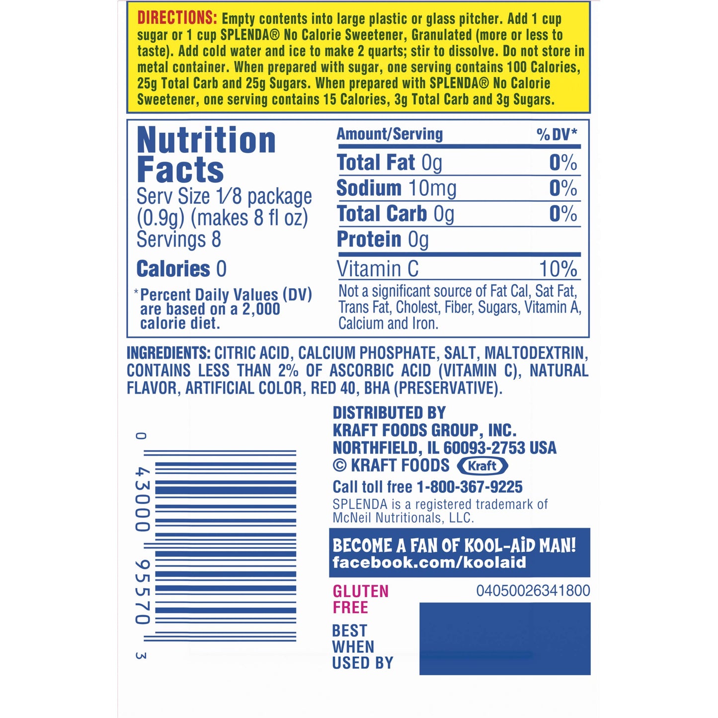 Kool-Aid Pink Lemonade Powdered Drink Mix, Unsweetened, Caffeine Free, 0.23 Ounce (Pack of 96)