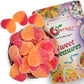 NY Spice Shop Peach Hearts Gummy Candy - 8 Ounce Peach Flavored Heart Shaped Candy - Peach Gummies Candy - Peach Gummy Candy Sna