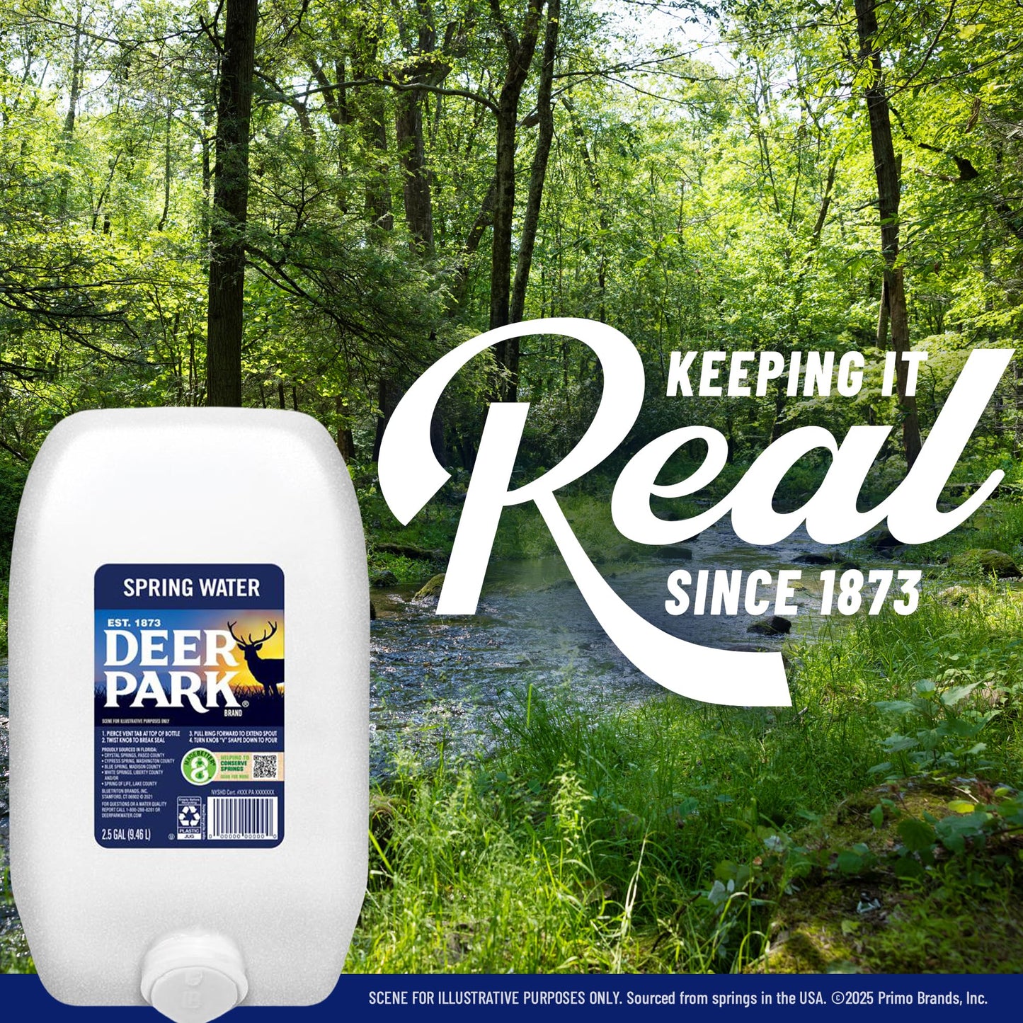 Deer Park Natural Spring Water, 320 Ounce