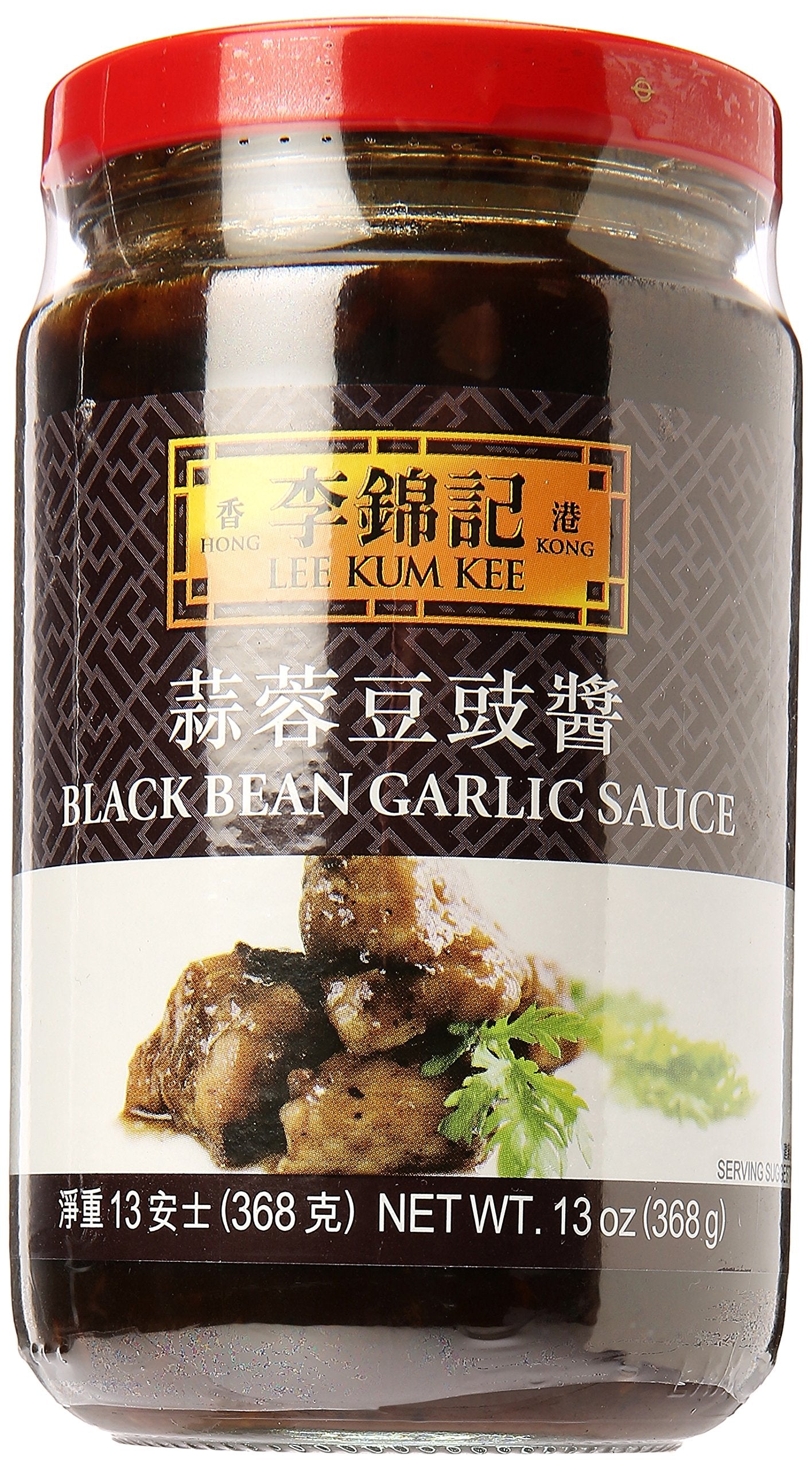 Lee Kum Kee Black Bean Garlic Sauce (13 oz - 1 Pack), Aromatic & Savory - Perfect for Marinades, Braising, Dipping Sauces, Stir-