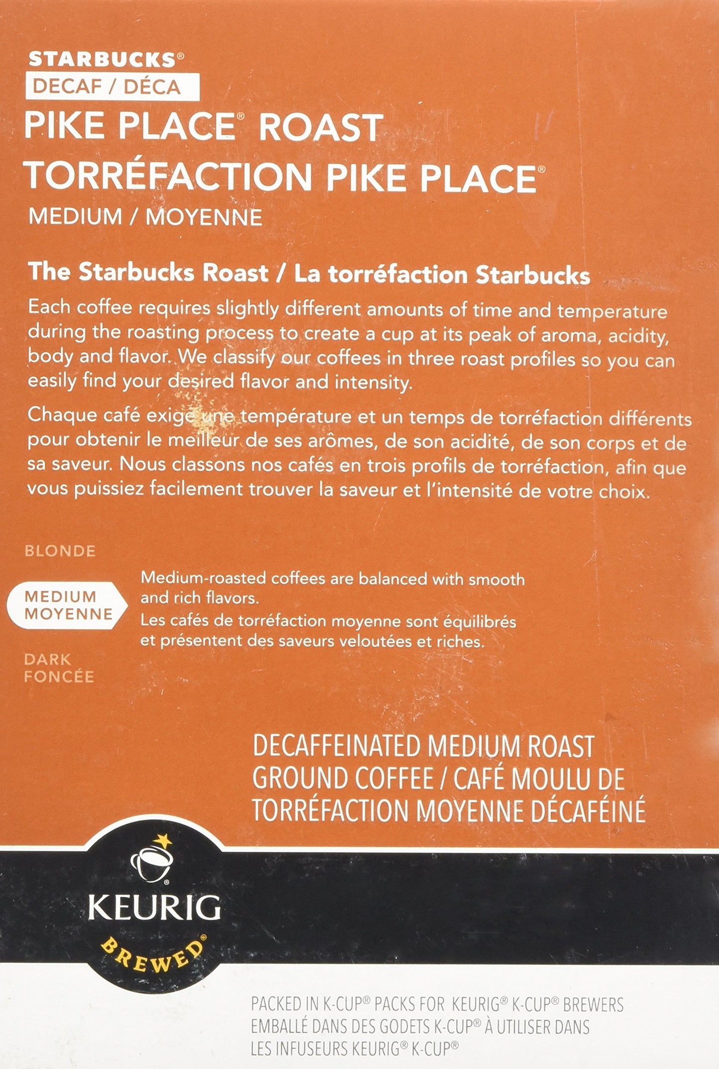 Starbucks Decaf Pike Place Roast K-Cups, 48 Count, 1 Pack, Model SYNCHKG047874