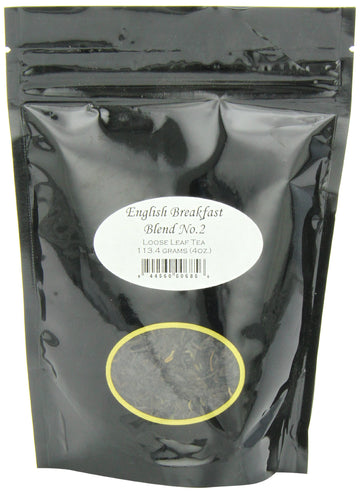 English Tea Store Loose Leaf, English Breakfast Blend Number Two Tea Pouches, 4 Ounce