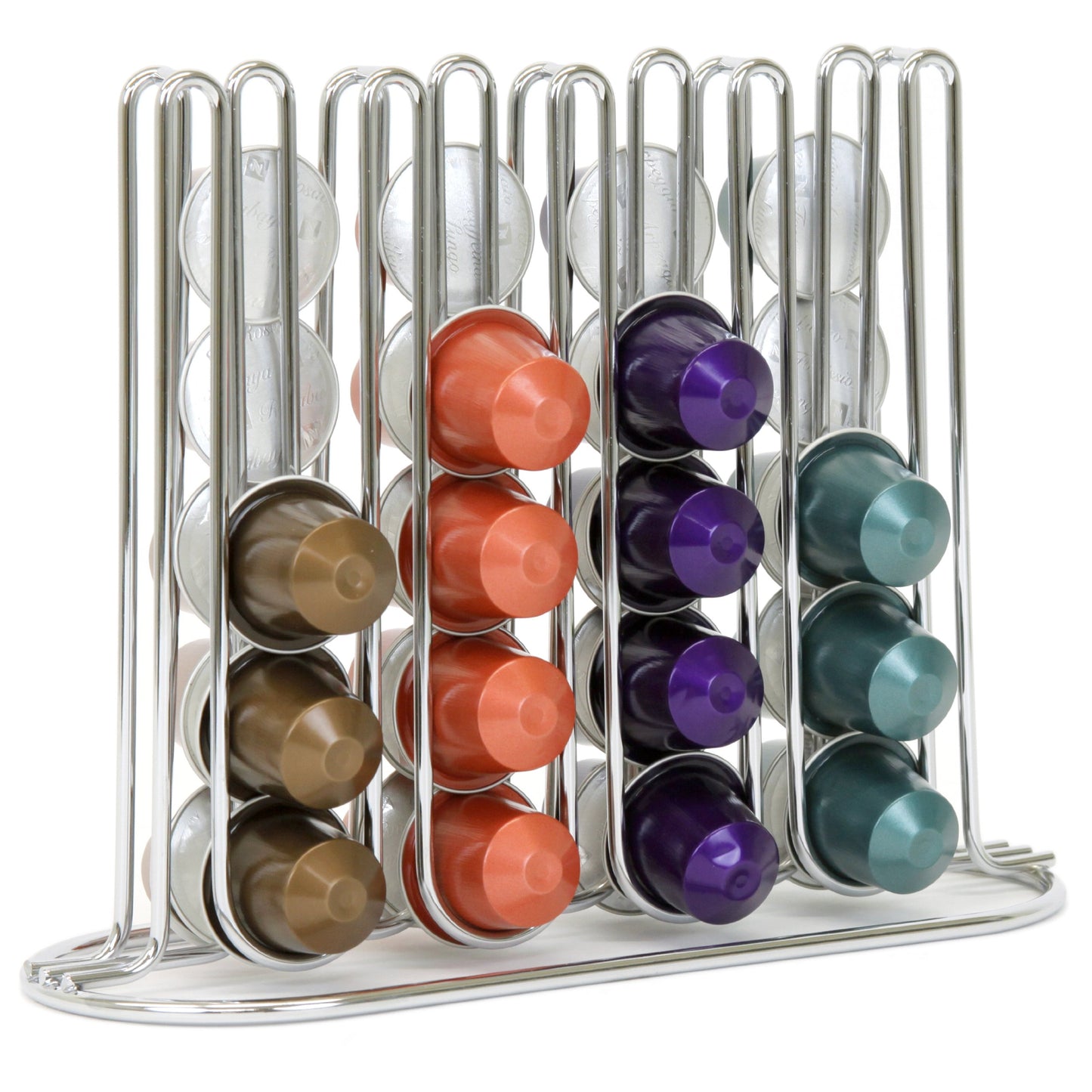 Slim And Sleek Coffee Pod Holder Compatible With Nespresso Original Organizer For 40 Coffee Pods