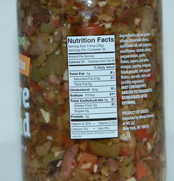 Solestado Muffuleta Olive Salad Double Pack, 33.9 oz (2.11 lb) - Premium Mediterranean Flavor for Salads and Sandwiches