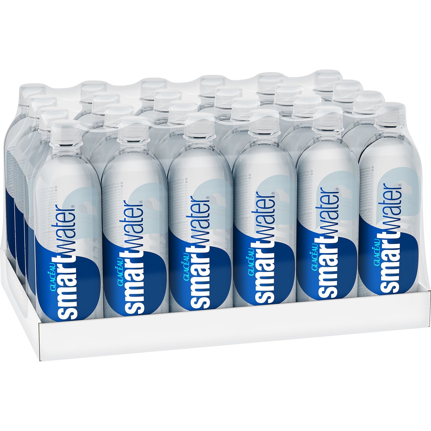 smartwater Vapor Distilled Water Bottles, 20 Fl Oz, 24 Pack