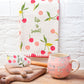 Karma Bee Tea Towel - 100% Cotton Hand Towels For The Kitchen - Modern Home Decor - Light Blue Small