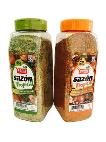 Badia Combo Pack Sazon Tropical All Purpose Seasoning 1.75 Lbs Each, Pack Of 2