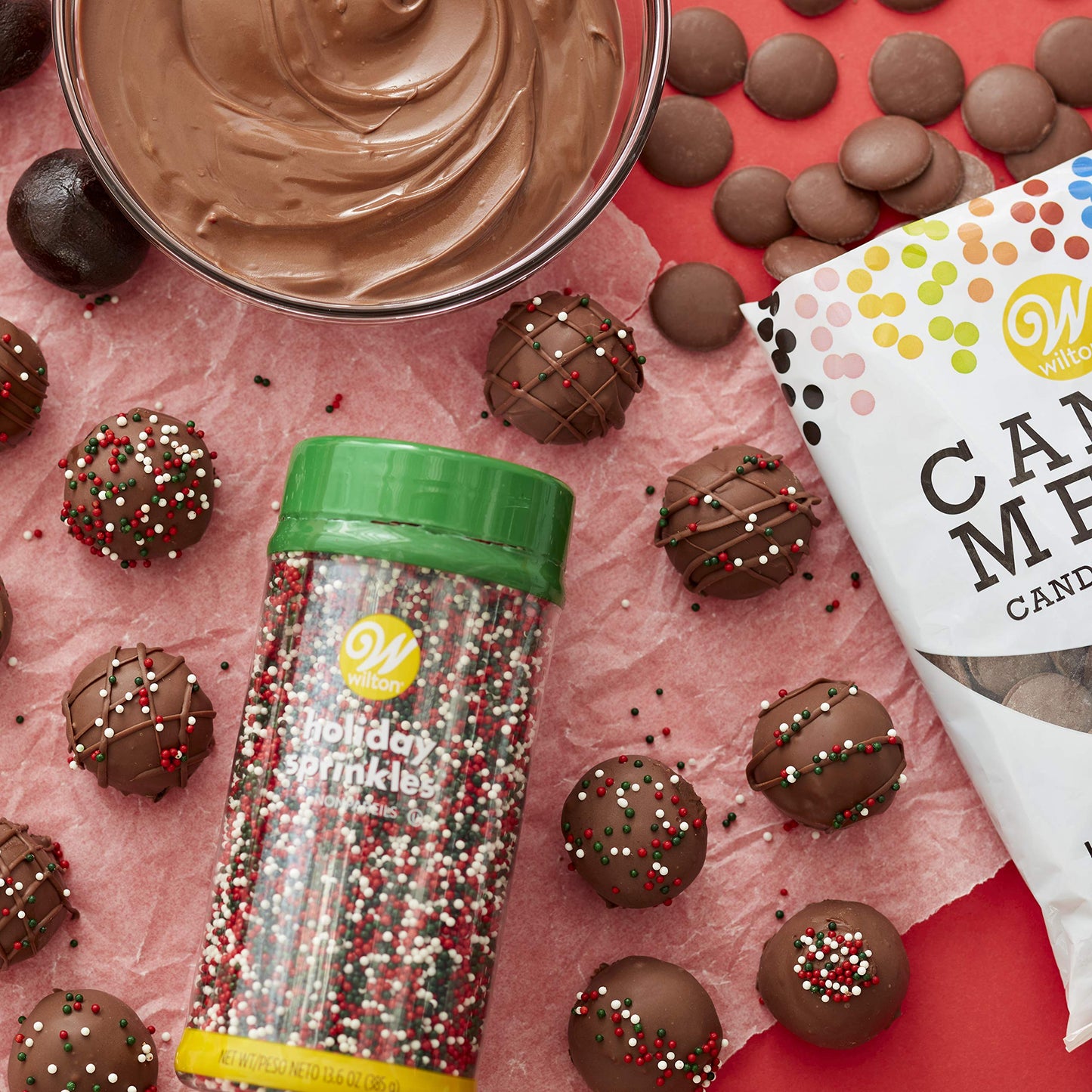 Wilton Bulk Nonpareils Christmas Sprinkles