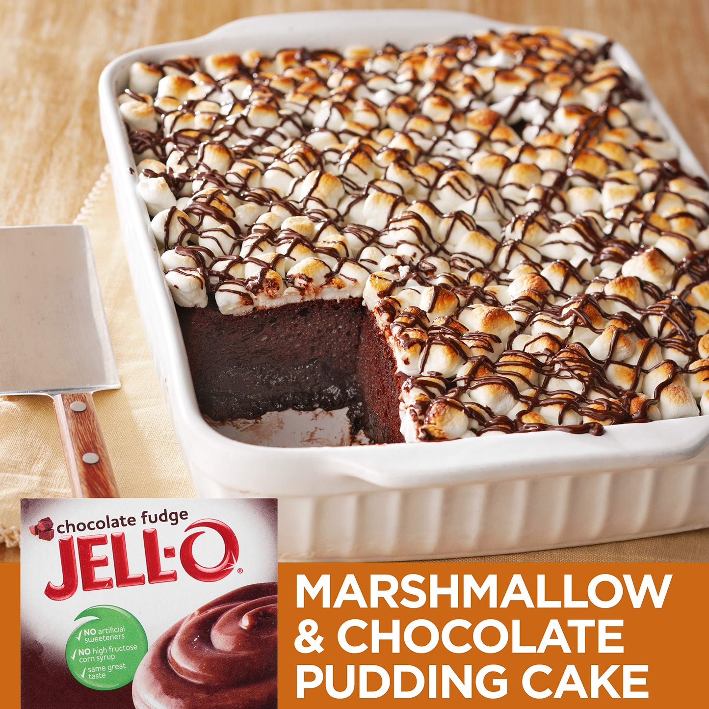 Jell-O Instant Chocolate Fudge Pudding & Pie Filling, 3.9 oz Boxes, Pack of 6
