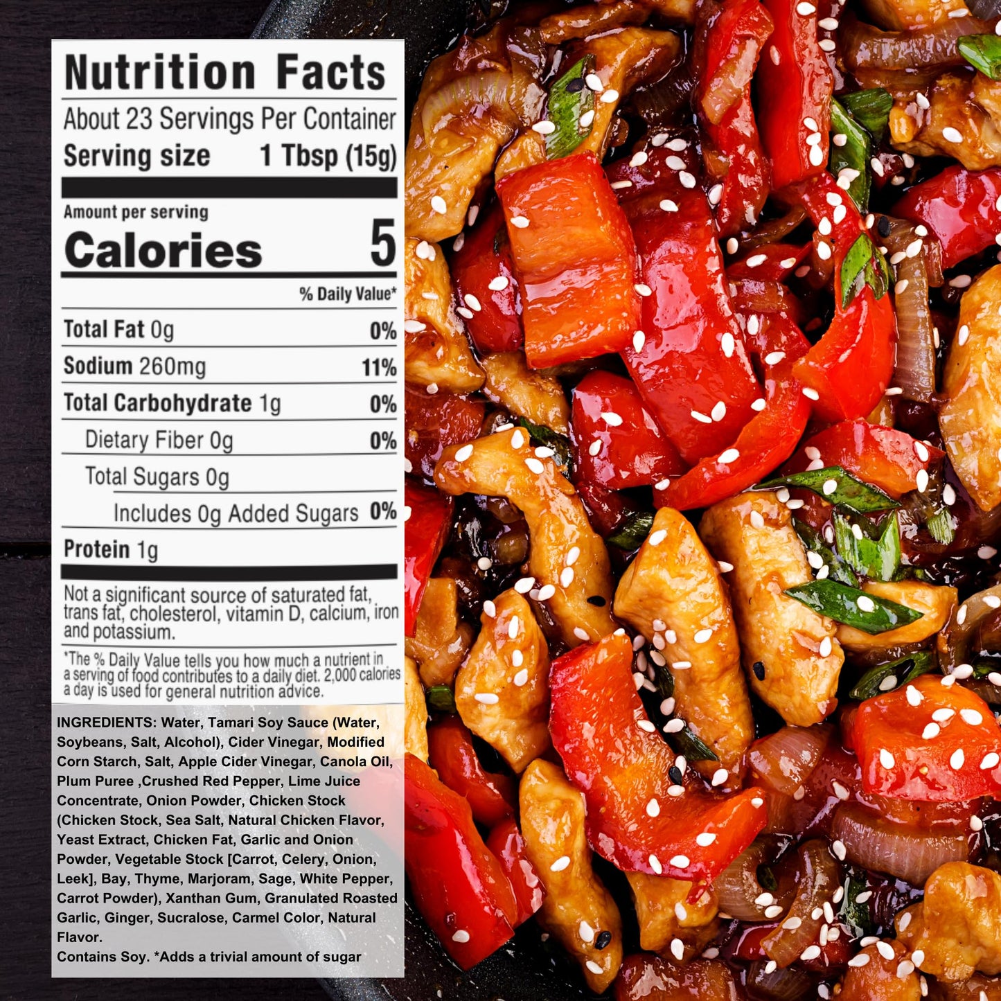 G Hughes Sugar Free General Tso Sauce, Gluten Free Stir Fry Sauce, 12 Oz