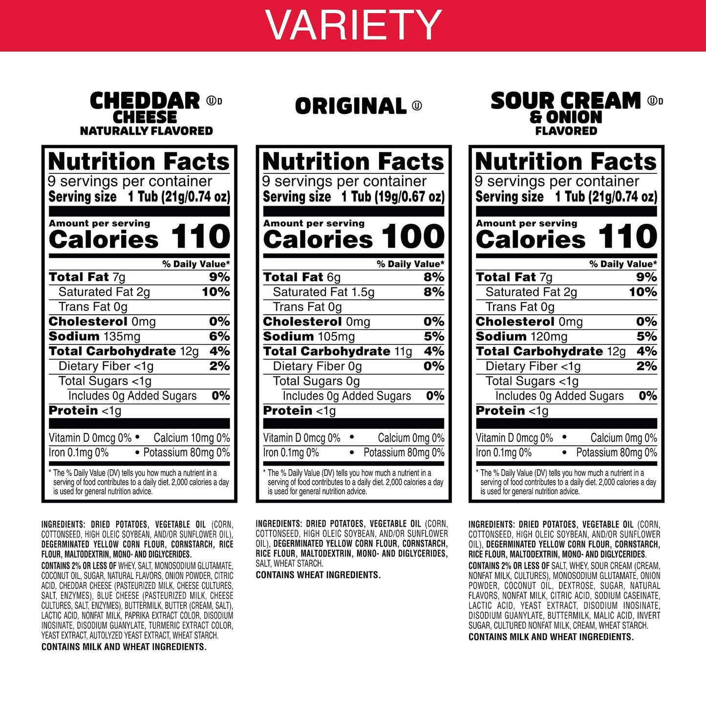 Pringles Potato Crisps Chips, Lunch Snacks, On-the-Go Snacks, Snack Stacks, Variety Pack, 19.3oz Box (27 Cups)
