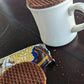 Stroop Club Chocolate Caramel Delights Cookies  Organic Waffles And Plant Based  Vegan Healthy Snacks Stroopwafels - 6 X Pack Of