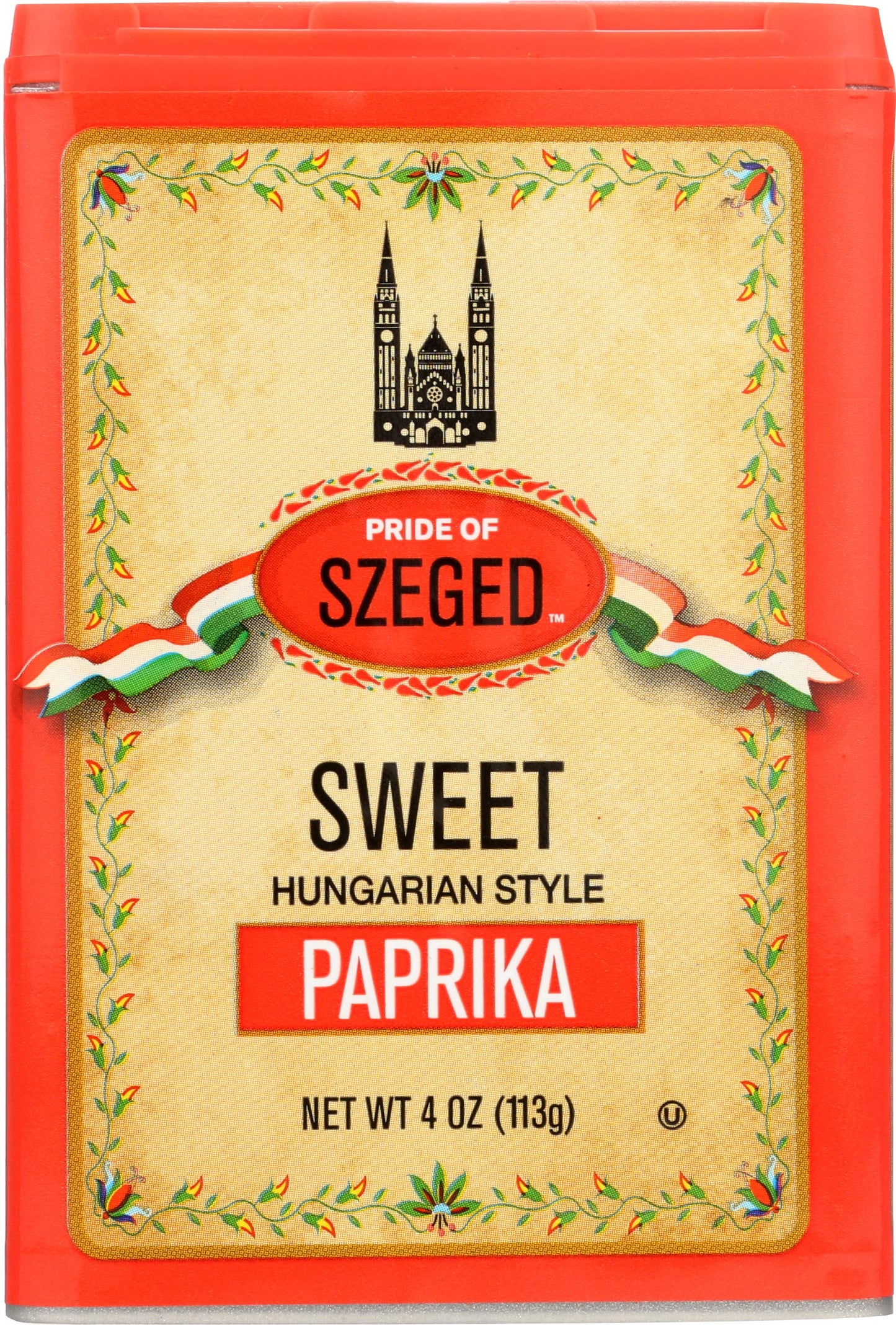 Szeged, Paprika Hungarian Sweet, 4 Ounce