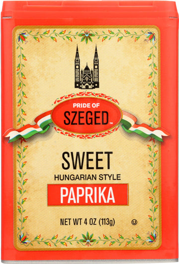 Szeged, Paprika Hungarian Sweet, 4 Ounce