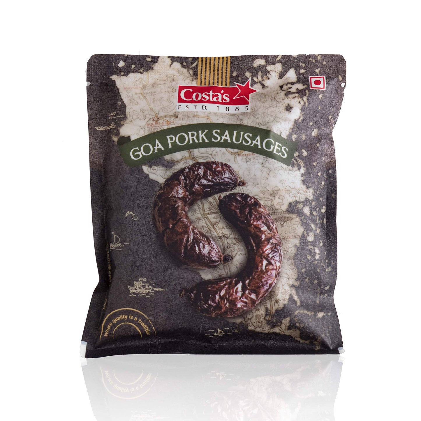 Costas Goa Pork Sausages 200g (Pack of 2) (Vacuum Packed)