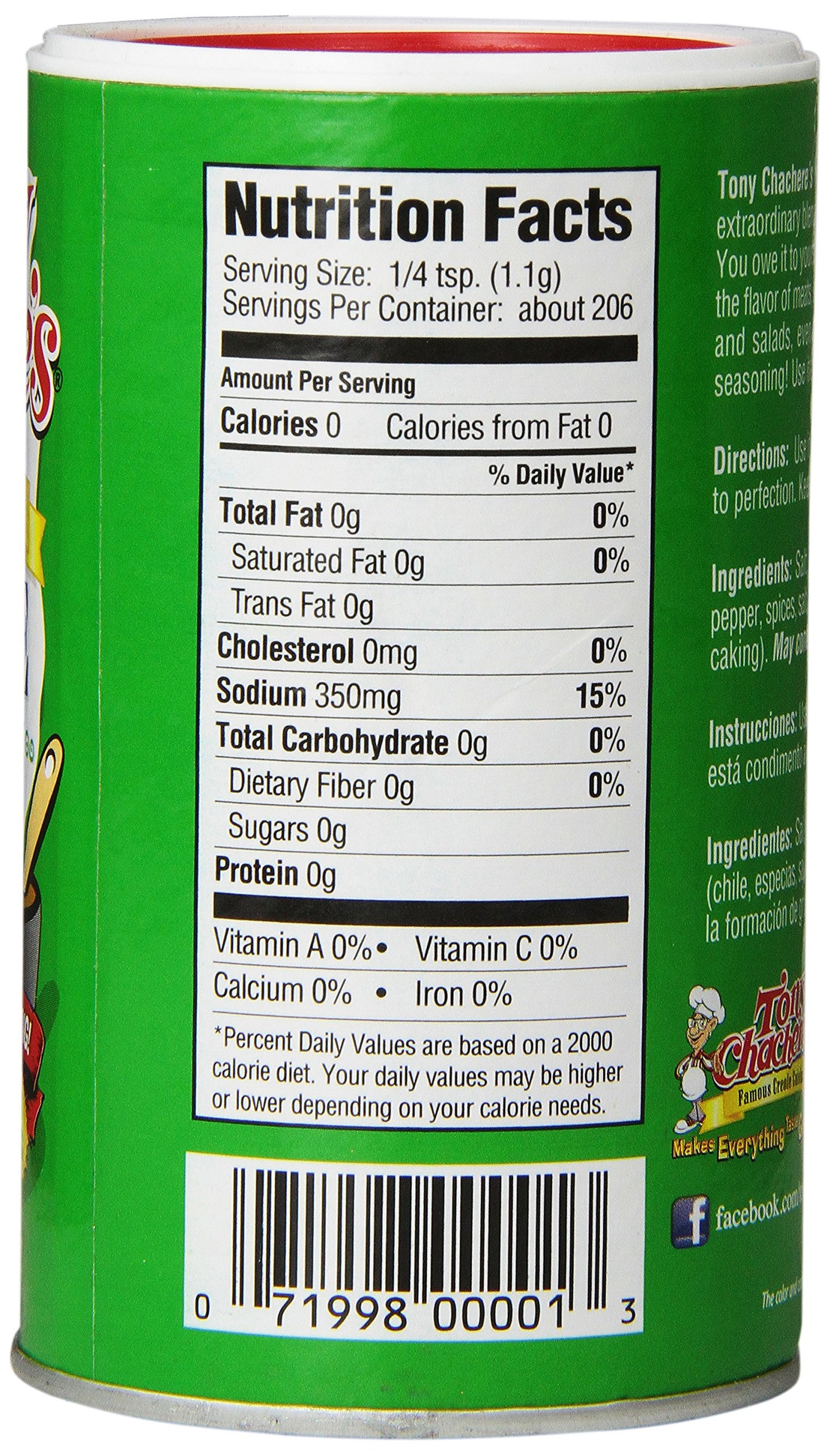 Tony Chachere'S Creole Seasoning - 6 Pack