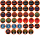 Two Rivers Coffee Bold & Dark Roast Coffee Pods  Compatible with 2.0 Keurig K-Cup malt-inspired  Assorted Bold Variety Pack  40 Count