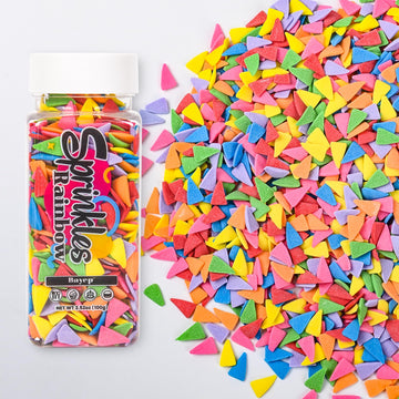 Bayep Rainbow Sprinkles For Cake Decorating Bunting Bulk Candy For Ice Cream, Cookies, Baking, Cupcake Topper Colorful Sprinkles