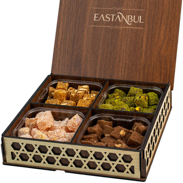 Eastanbul Turkish Delight, 32Oz, Turkish Delights Candy, Turkish Delight With Nuts, Lokum, Turkish Delights With Nuts In Souveni