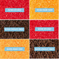 Sweets Indeed Natural Fall Sprinkles 6-Cell Jar - 2.75 oz | Dye-Free Chocolate Jimmies & Red & Orange Sanding Sugars | Autumn & Thanksgiving Cupcake & Cookie Decorations