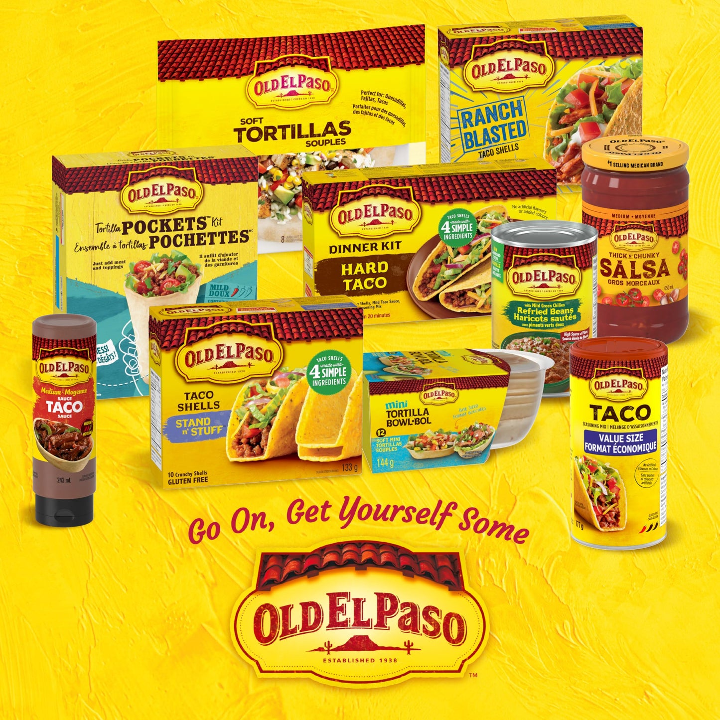 Old El Paso Tortilla Bowl, 8 Counts, 189G/6.7Oz., {Imported From Canada}