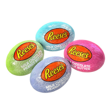 Reese'S Milk Chocolate Peanut Butter Eggs Candy, Easter, 10 Oz Bag