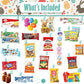 Easter Gift Box 72 Count Care Package With Two Plush Bunny Treats Snacks Gift Boxes For Couple, Girlfriend, Boyfriend, Mom, Kids