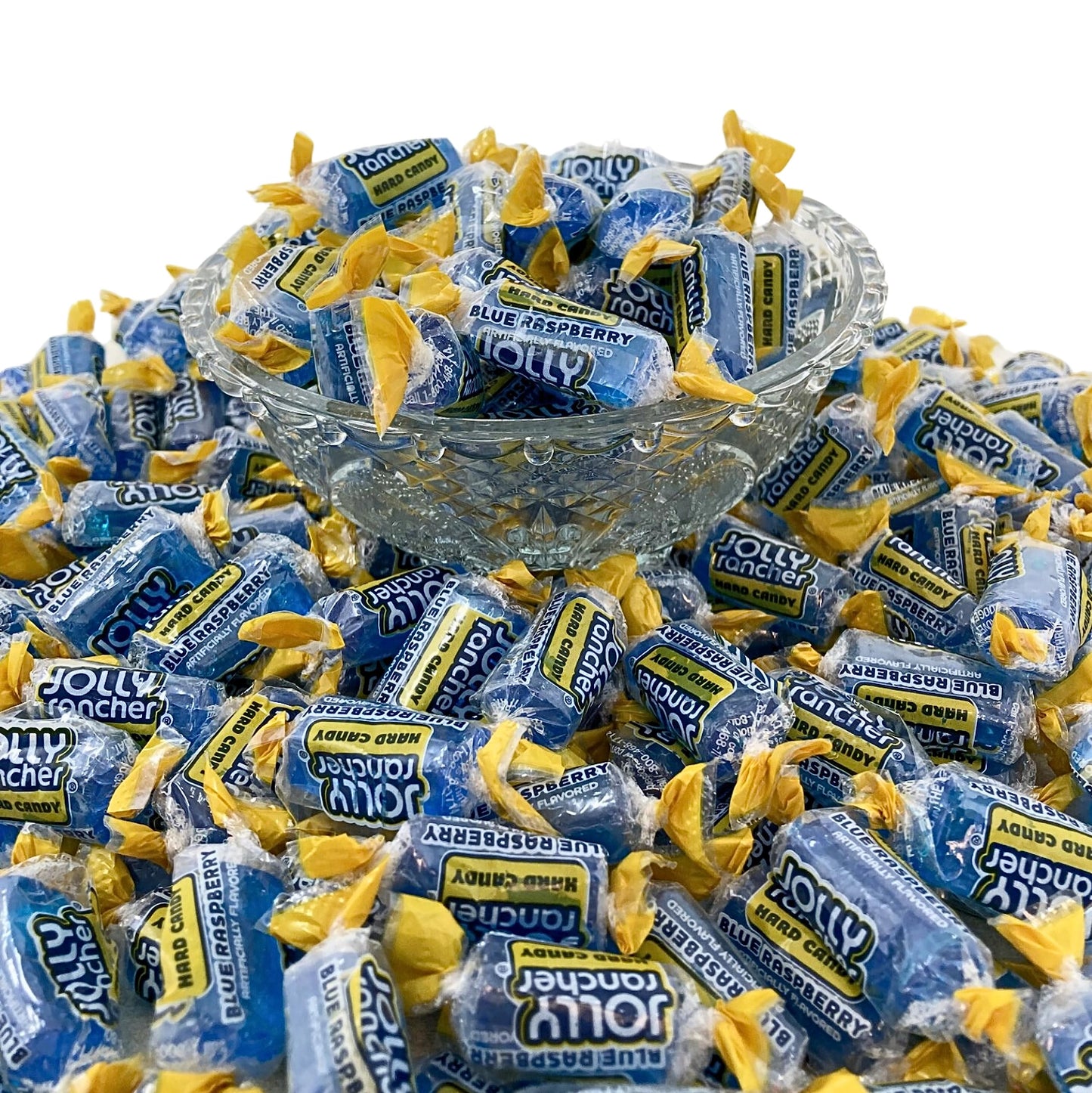 Jolly Ranchers Hard Candy 3lbs- All Blue Raspberry Individually Wrapped Delicious Fresh Candy  48oz (Packaging Might Vary)
