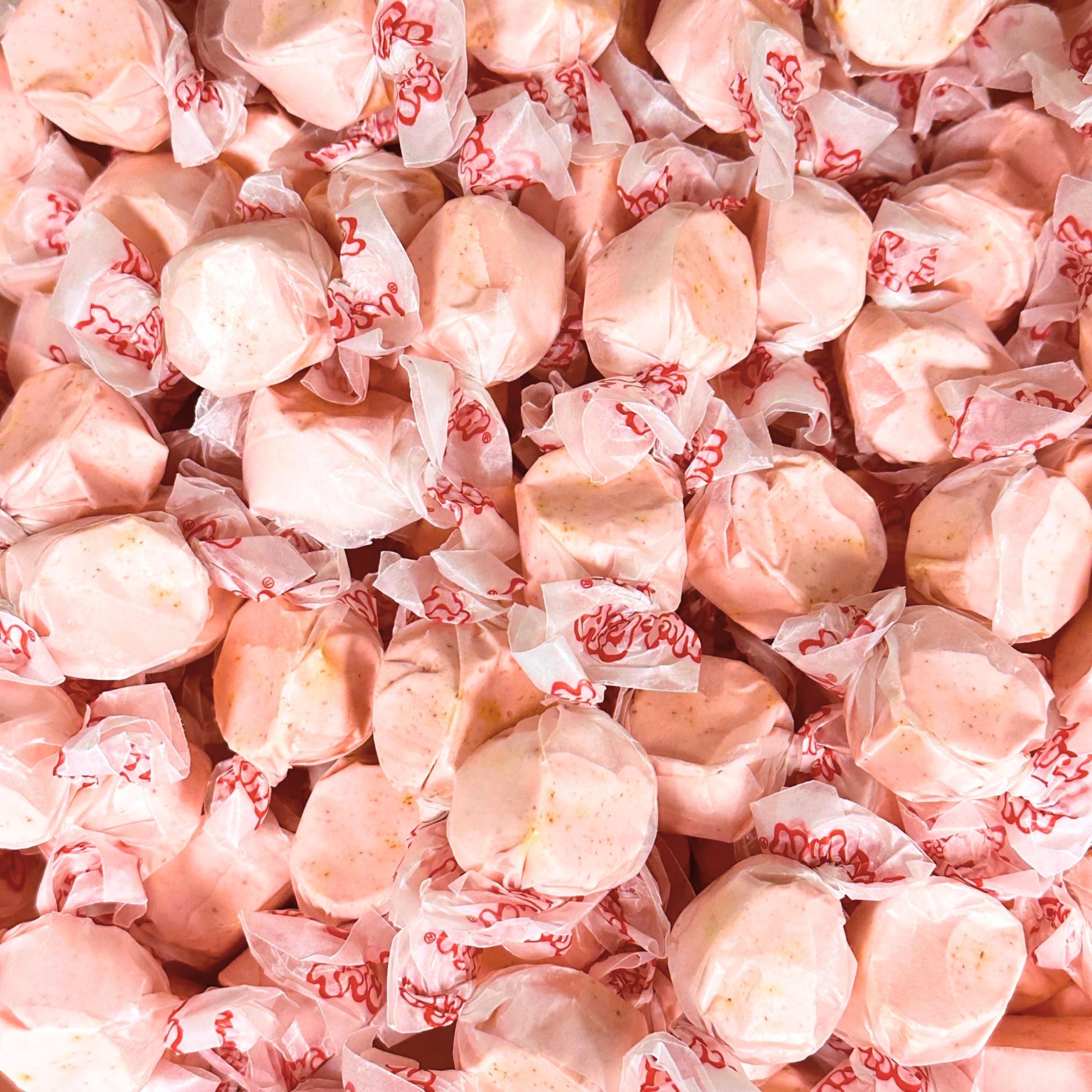 Premium Xtreme Hot Saltwater Taffy Chewy Candy Sweet and Spicy Flavor Bulk 1 Lb Bag 60+ Pieces Individually Wrapped, Nut & Glute