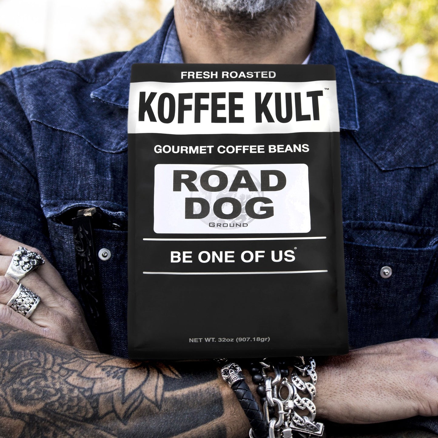 Koffee Kult Road Dog Dark Roast Coffee Beans (Whole Bean,32Oz)