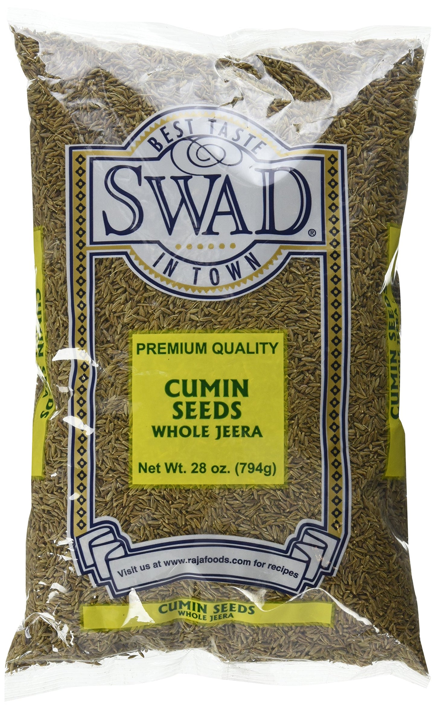 Great Bazaar Swad Cumin Seeds, 28 Ounce