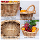 Rurality Small Empty Gift Basket To Fill Chocolate,Nuts,Coffee,Cookies For Women,Holiday,Easter,Mother'S Day,Birthday Wicker Pre