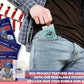 Big League Chew- Big Rally Blue Raspberry Flavored Shredded Bubble Gum- 3 Pack- 2.12Oz Each Plus Rus Candy Company Pocket Bag Bu