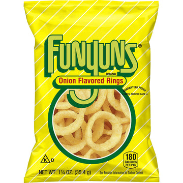 Funyuns Onion Flavored Rings, Original, 1.25 Ounce (Pack Of 64)