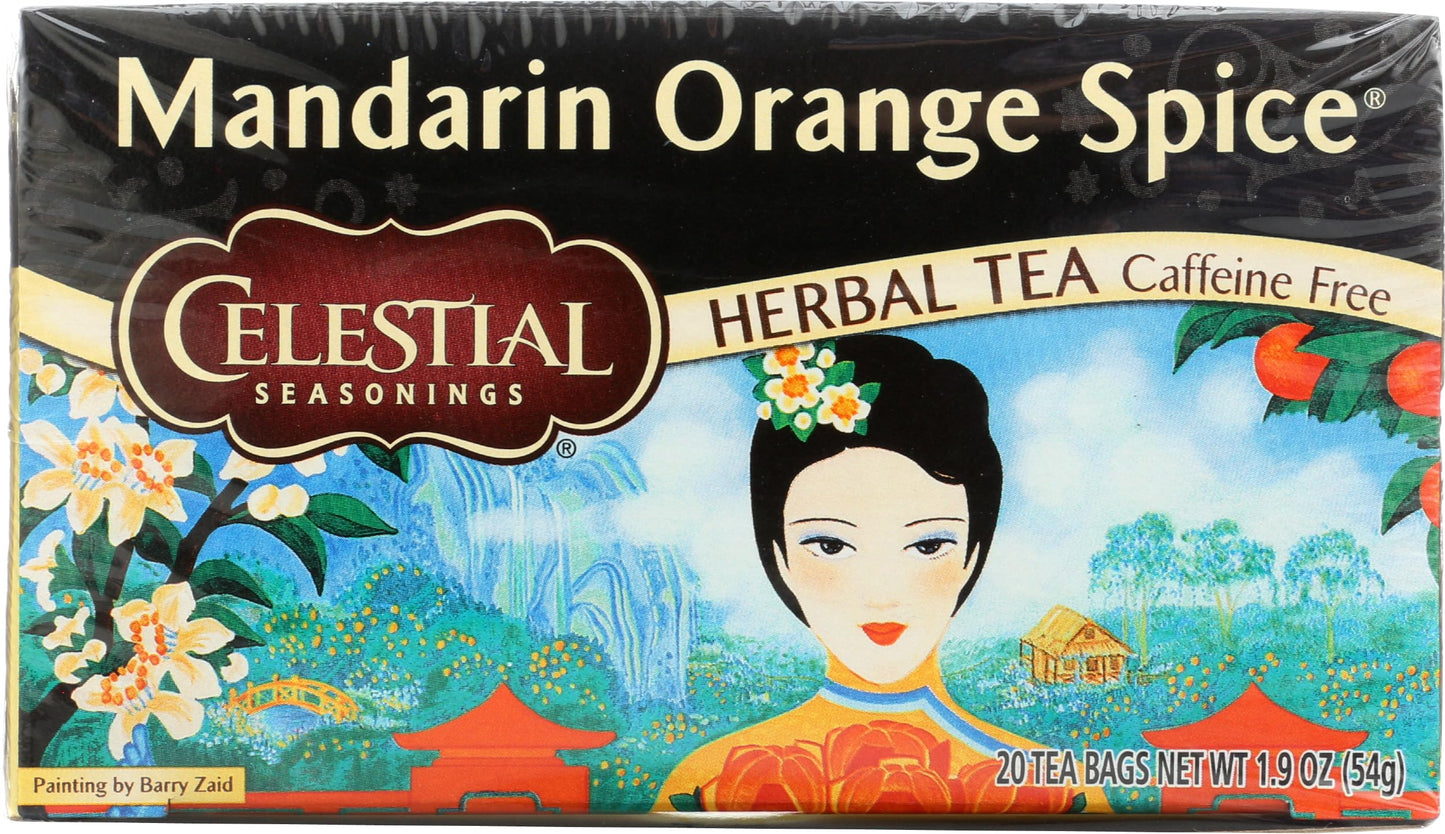 Celestial Seasonings Mandarin Orange Spice Herbal Tea  20 Count